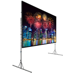 Telón mecano Da-Lite / Legrand Fast-Fold Deluxe Screen System 230 x 413 / 185"(Heavy-Duty Legs)(USA)