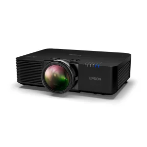 Proyector Epson PowerLite L695SE óptica de tiro corto detalle